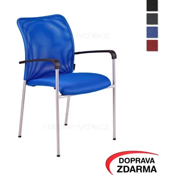 Jednací židle Konferenční židle Triton Gray modrá