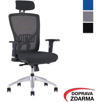 Židle Halia Mesh s podhlavníkem Černá