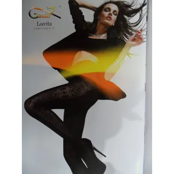 Dámské punčochy Gatta Loretta 74 50 den Punčochové kalhoty nero-černé