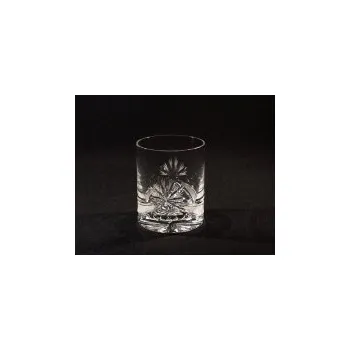 Sklenice Tom Crystal Bohemia Sklenice křišťálová broušená whisky mašle 320 ml. 6 ks