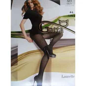 Dámské punčochy LAURETTE 04 40den-punčochové kalhoty Gatta caffe-tmavě hnědé