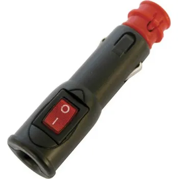 Zástrčka do zapalovače s vypínačem 12V a redukcí