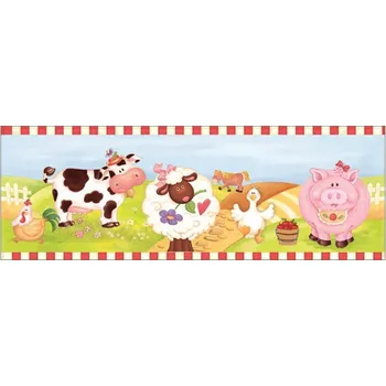 Samolepící dekorace Samolepka FARMA 40,7x15,2 cm 3x (samolepka na zeď)