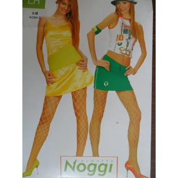 Dámské punčochy LA-síťované punčochové kalhoty Gatta rosso-červené 3-M