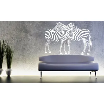Samolepící dekorace Samolepka na zeď Zebry (dekorace na zeď)