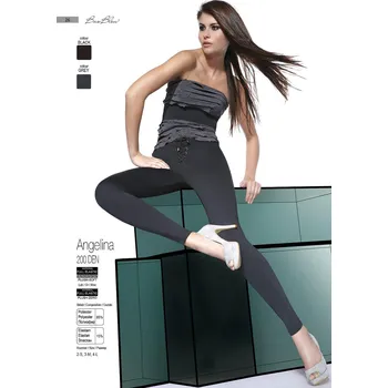 Dámské legíny Bas Bleu Angelina 200 den Leginy black-černé 4-L