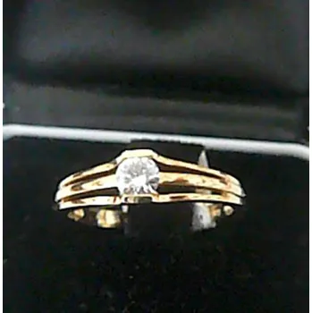 Prsten Klenoty Budín Zlatý zásnubní prstýnek s mohutným diamantem vel. 52 585/2,3gr (Klenoty Budín Zlatý zásnubní prstýnek s mohutným diamantem vel. 52 585/2,3gr)