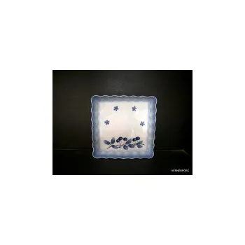 Thun Zapékací mísa čtvercová Blue Cherry 24cm.