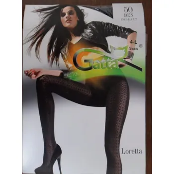 Dámské punčochy Gatta Loretta 73 50 den Punčochové kalhoty nero-černé 2-S