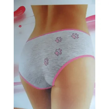 Kalhotky Wolbar Funny kočka Kalhotky šedé S