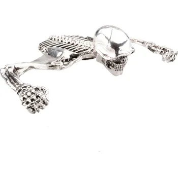 Figurka kostlivec na světlo chromová - velká