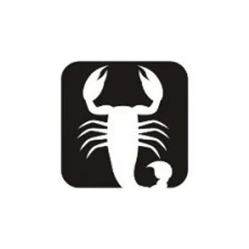 Samolepící dekorace Samolepka na zeď Znamení zvěrokruhu Rak znak (dekorace na zeď)