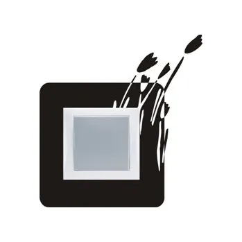 Samolepící dekorace Samolepka pod vypínač Tulipány