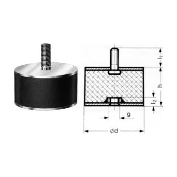 Silentblok nápravy Silentblok Typ 2