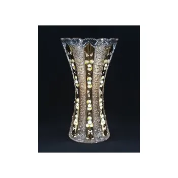 Váza Tom Crystal Bohemia Váza křišťálová broušená 80029/57113/410 41cm.