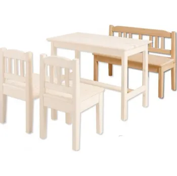 Drewmax AD240 dřevěná dětská lavice