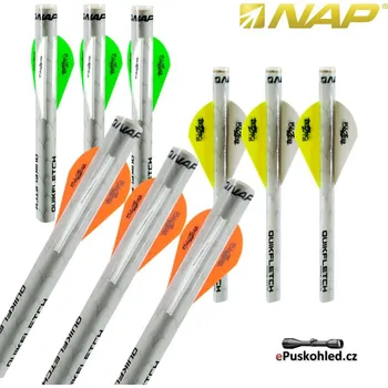 Křidélko šipu NAP letky Quikfletch mit Blazer Vanes - různé barvy