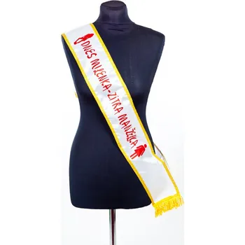 Party dekorace Šerpa - Dnes milenka, zítra manželka - posl. 1ks