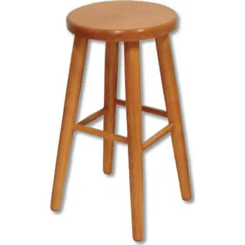 Taburet Drewmax KT242 dřevěná taburetka masiv buk