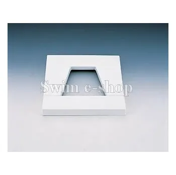 Ozdobná krytka kotvení, ke cloně 600mm, bílá - doprava zdarma