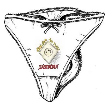 Kalhotky tanga - Zástrčka
