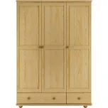 Drewmax SF121 skříň šatní masiv borovice