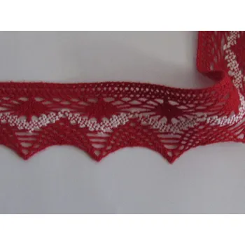 Stuha Krajka paličkovaná š.43 mm 1m/25,- Kč MA33