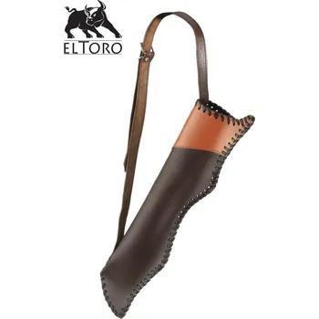 Příslušenství pro luk a kuši Kožený zádový toulec elToro - hnědý