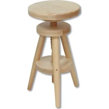 Taburet Drewmax KT243 dřevěná taburetka masiv buk