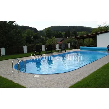 Bazén Zapuštěný oválný bazén Toscana 7 x 3,5 x 1,2m - doprava zdarma