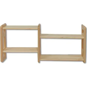 police Drewmax PK104 dřevěná police masiv borovice