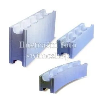 Plastová krycí lišta pro oblouky L = 2m, B = 10,4cm