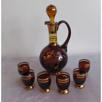 Karafa a 6 skleniček r.1950 VV08