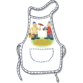 Kuchyňská zástěra Zástěra s potiskem Pat a Mat - Houbař rekordman