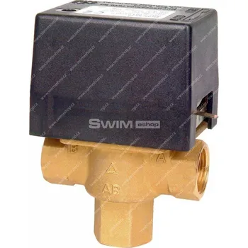 Elektrický trojcestný ventil. Připojení 3/4“ in