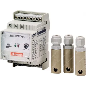 Elektronické hlídání hladiny a 3x sonda, na DIN lištu