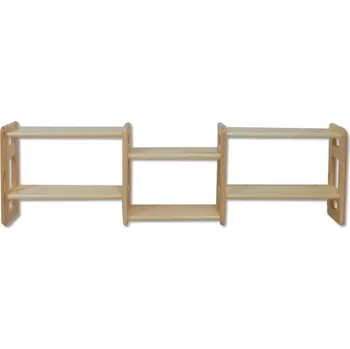 police Drewmax PK103 dřevěná police masiv borovice