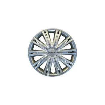Poklice na kolo Kryty kol GIGA 15 sada 4ks stříbrné