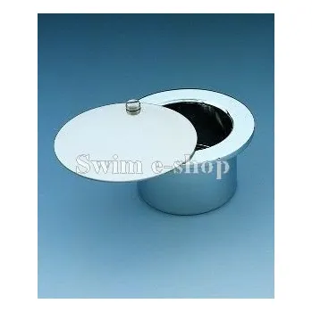 Sací tryska s víčkem, pochromovaná mosaz