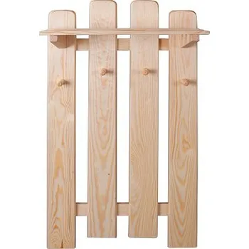 Věšák Drewmax WS132 dřevěný věšák masiv borovice