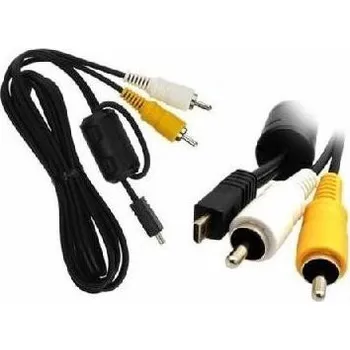 Video kabel TopTechnology Audio video kabel pro fotoaparát Panasonic DMC-FX2, DMC-FX7, DMC-FX8, DMC-FX9, DMC-FX10 a další