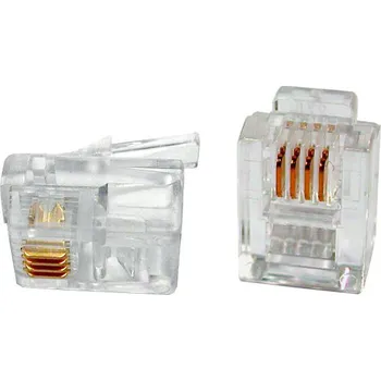 Síťový kabel Konektor RJ11-6p4c-plochý kabel, licna, 1ks