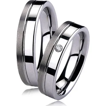 Prsten Wolframové snubní prsteny NWF1001-Zr