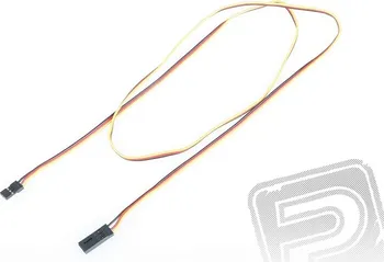 Prodlužovací kabel 4606 S prodlužovací kabel 90cm JR plochý silný, zlacené kontakty