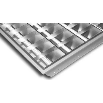 LED osvětlení Vestavěné těleso pro 4x LED Trubice T8 60cm IP20