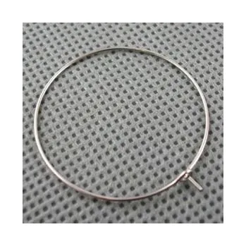 Kreole 25 mm platina 2 ks