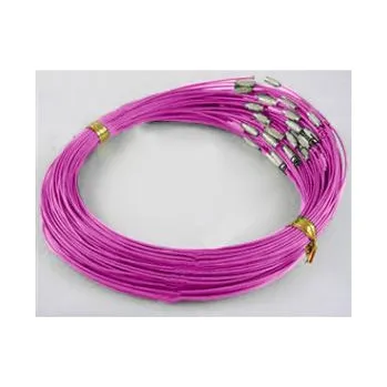 Obruč na krk se šroubovacím zapínáním (OBZ) růžovofialová 1 ks