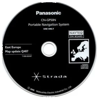 Panasonic STRADA mapy 2008 Update T1000-EE0407