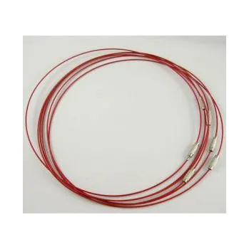 Obruč na krk se šroubovacím zapínáním (OBZ) červená 1 ks