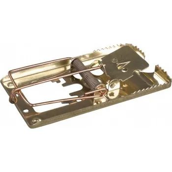 Hubení hlodavce Past na myši kovová - povrchová úprava mosaz